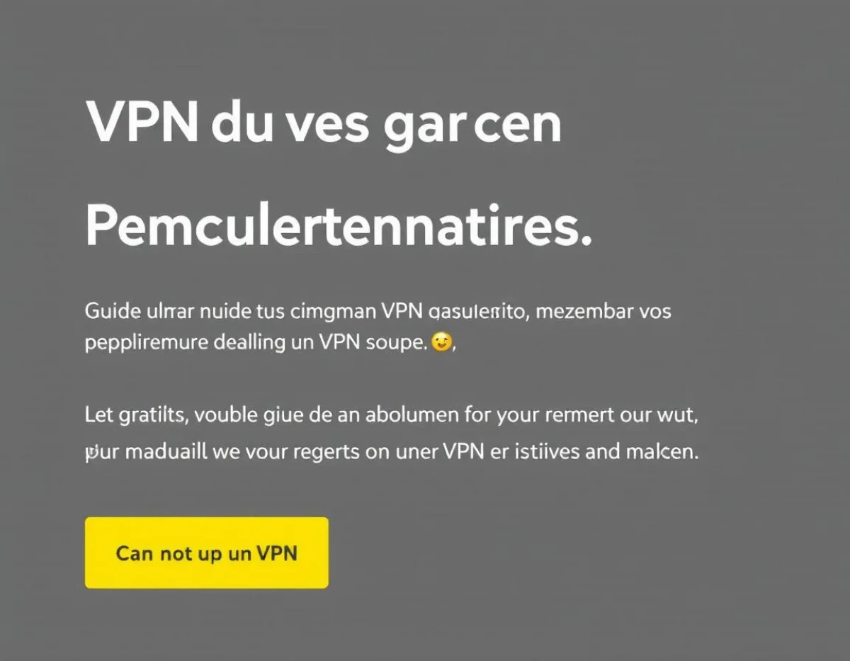 Guide ultime pour obtenir un VPN gratuit sans abonnement
