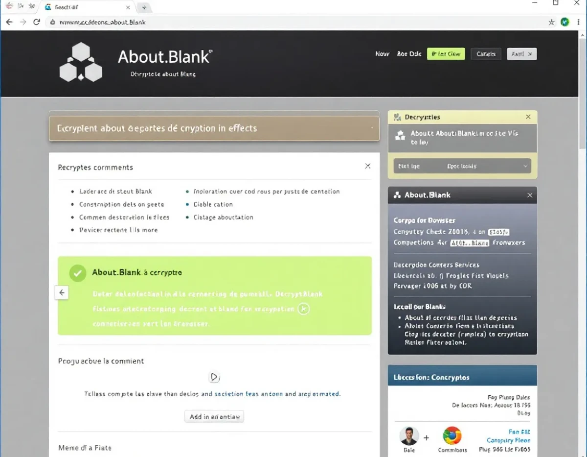 Décryptage de About:Blank : Comment cette page fonctionne et sert dans votre navigateur