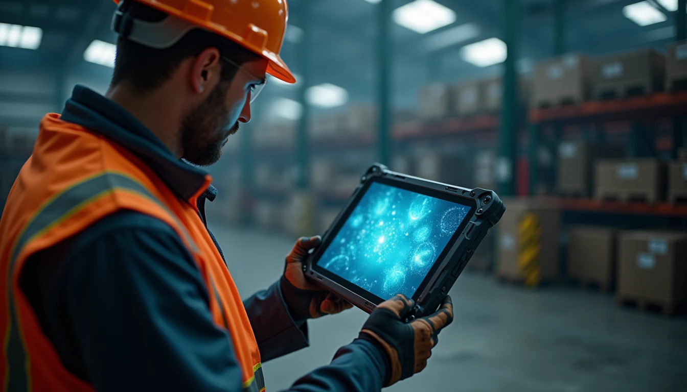 Tablette tactile durcie : résistance extrême pour environnements hostiles